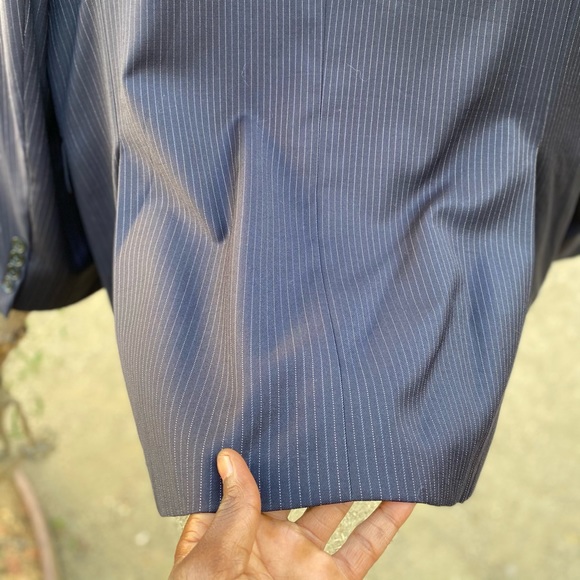 NW Burberrys Nordstrom Pinstripe Sport Coat Sz 42L - Picture 8 of 11